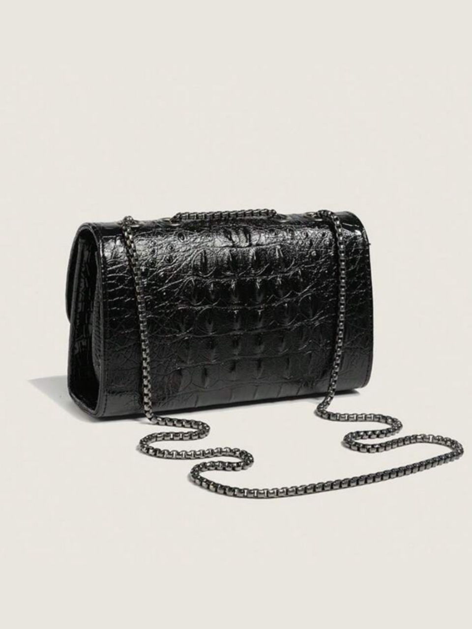 Crocodile Embossed Shoulder bag