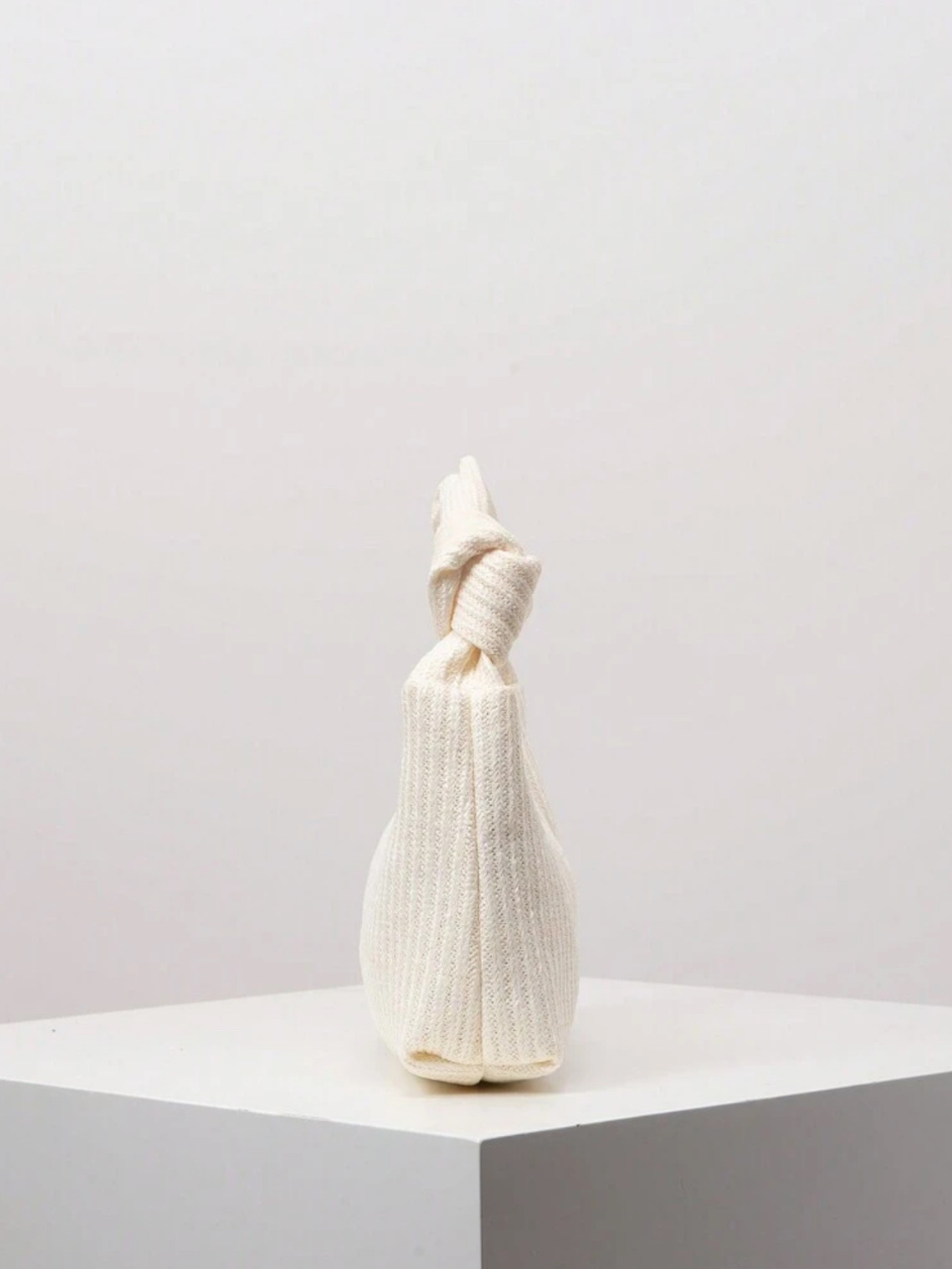 Michelle Ruched Straw Bag