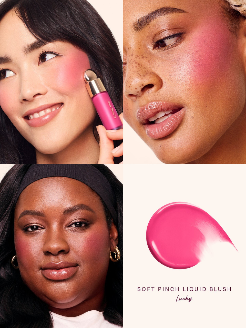 Rare Beauty- Soft Pinch Liquid Blush • 7.5ml Shade: Lucky (Radiant Finish)