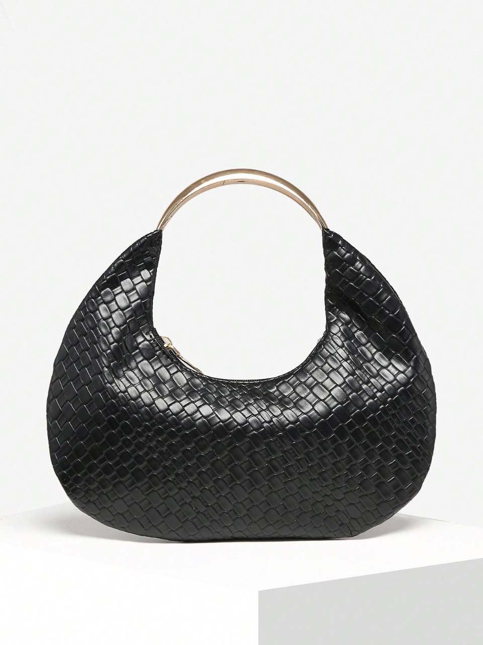 Sia Metal Detail Hobo Bag