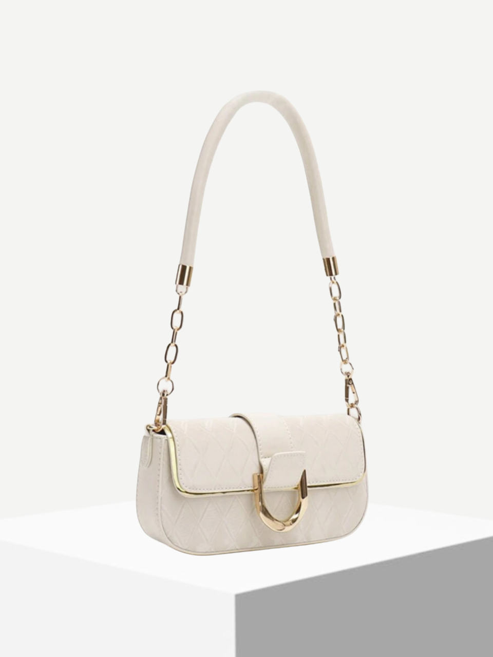 Beige Shoulder Bag