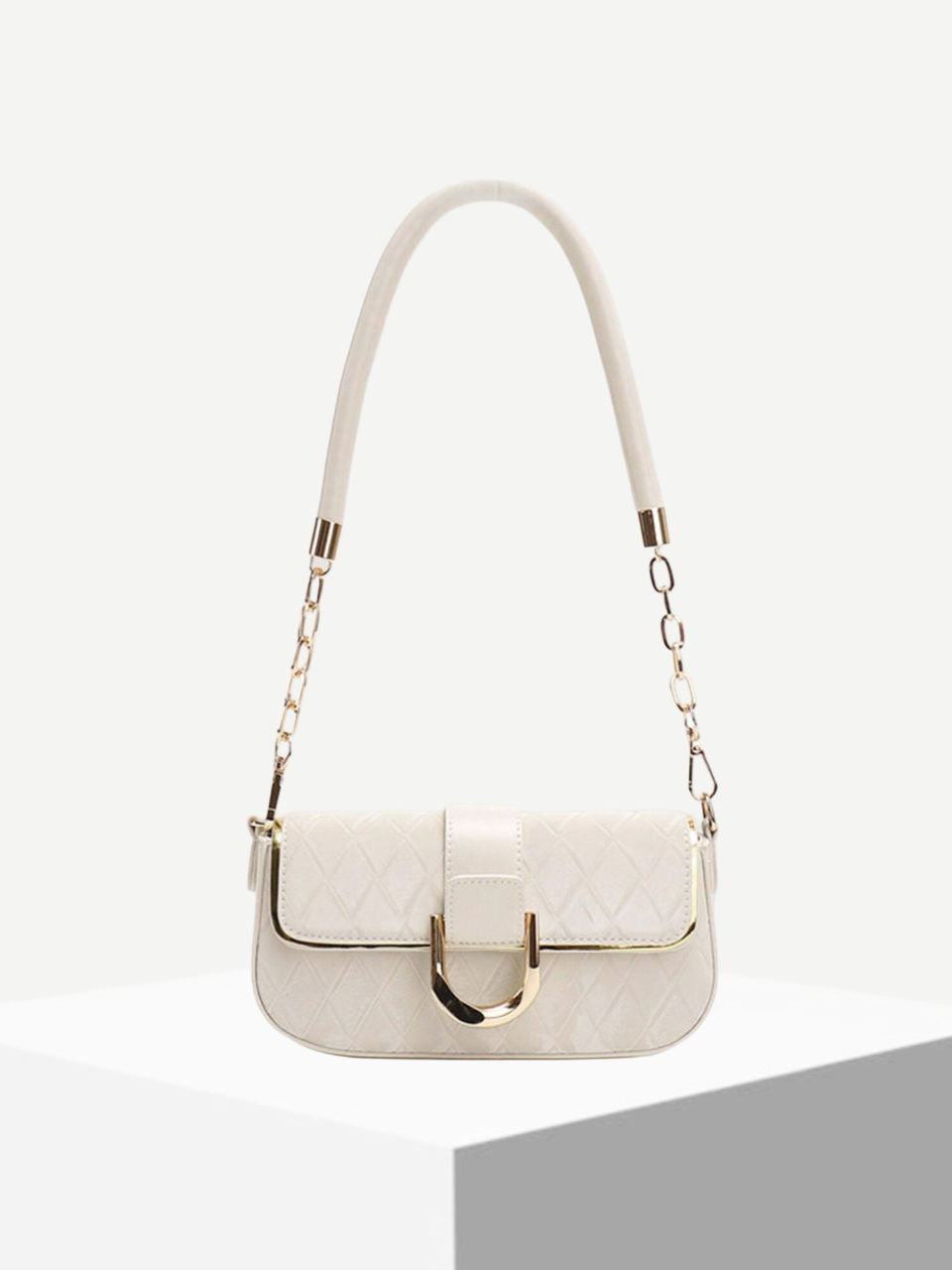 Beige Shoulder Bag