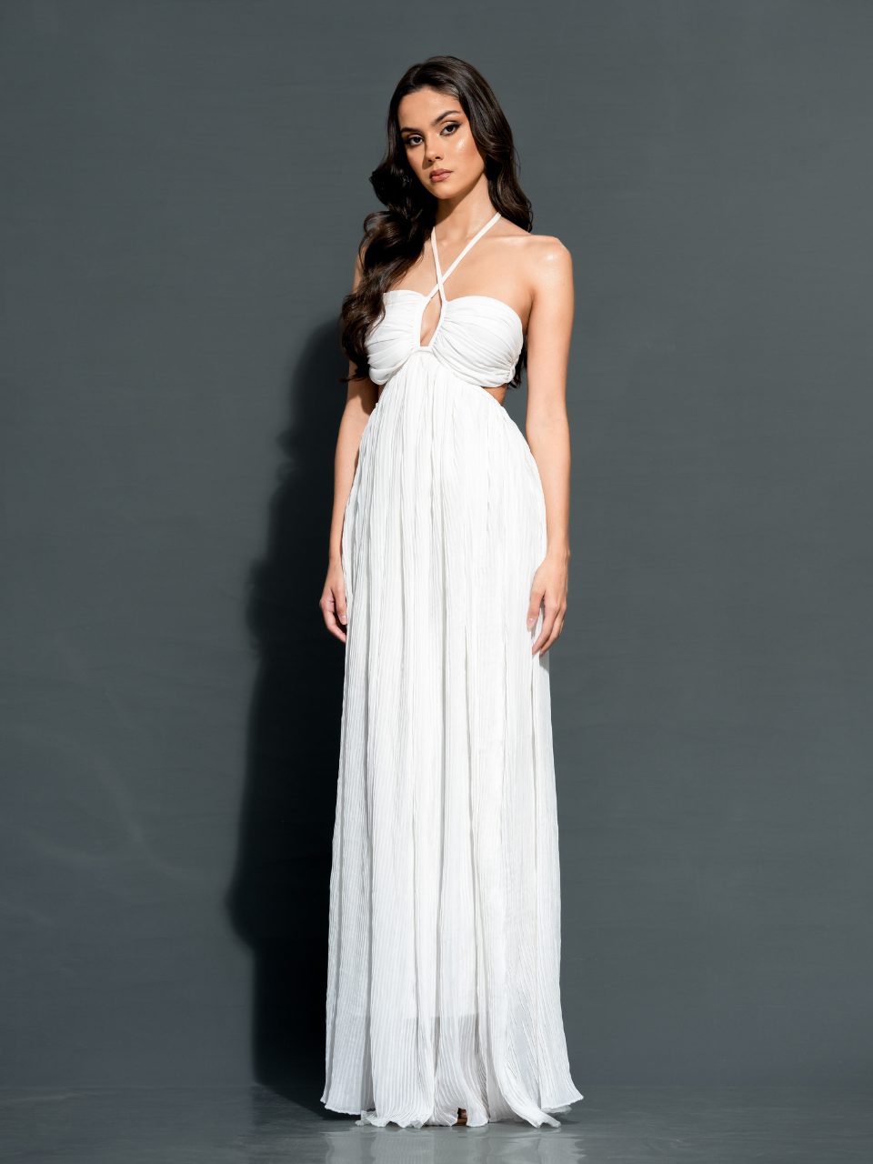 Bianca Pleated Maxi