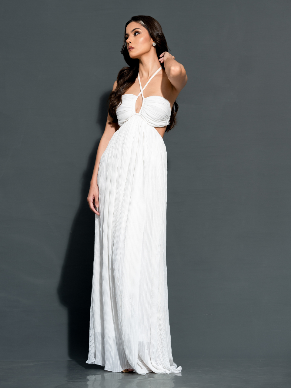 Bianca Pleated Maxi