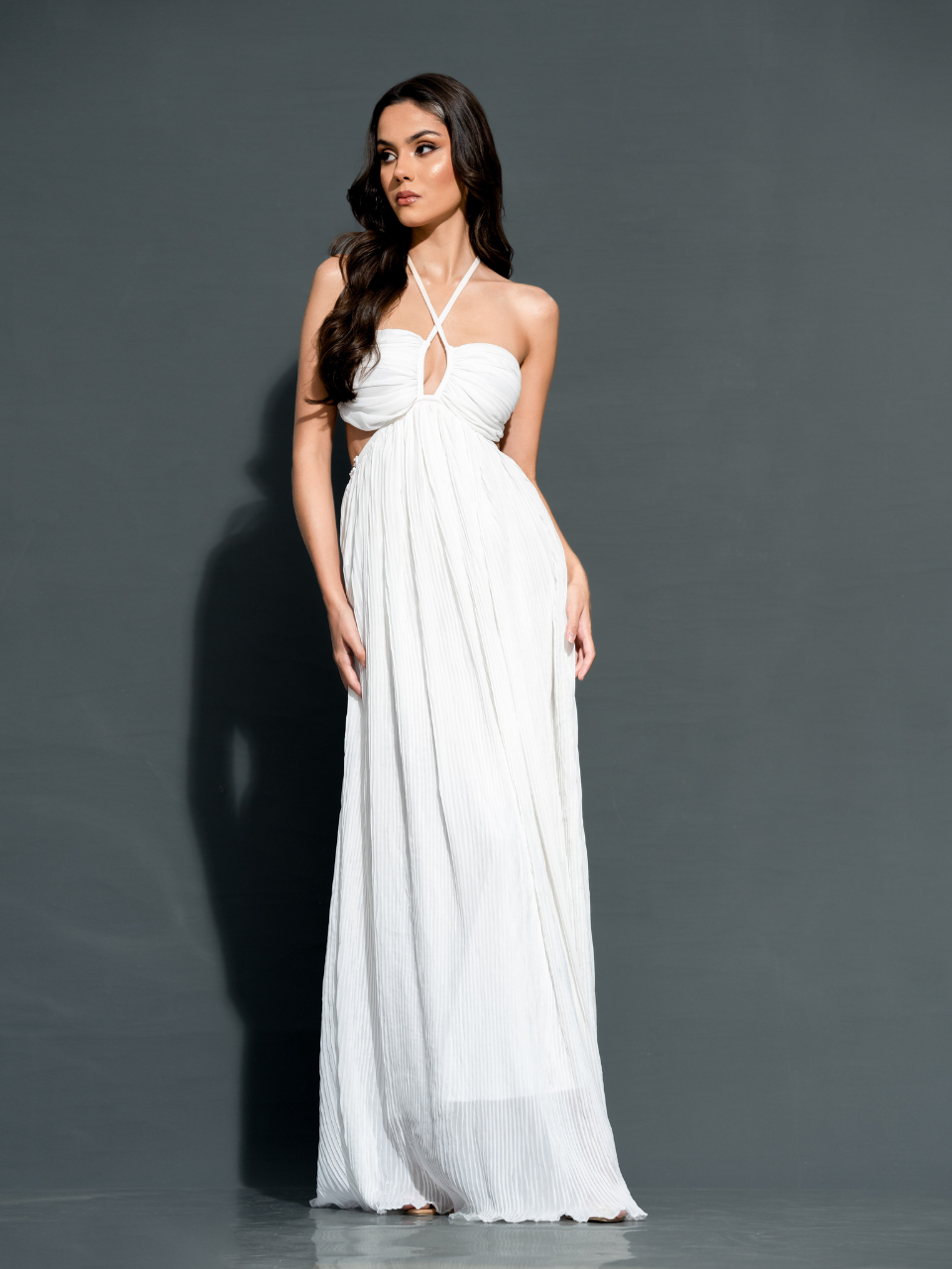 Bianca Pleated Maxi