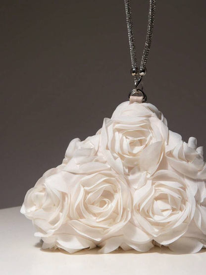 Champagne Floral Clutch