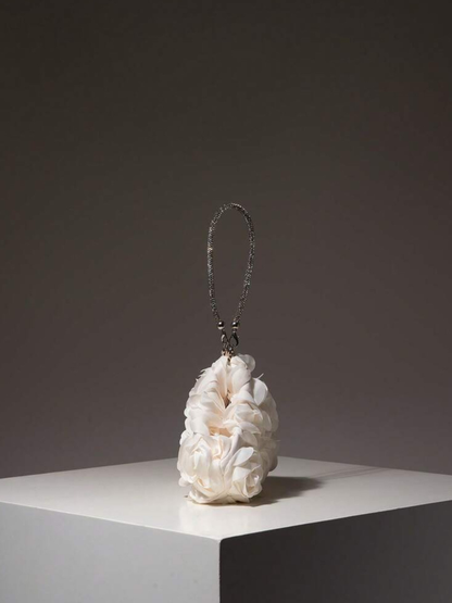 Champagne Floral Clutch