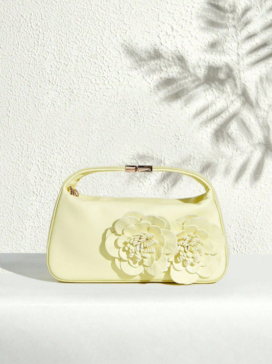 Citrine Floral Bloom Bag
