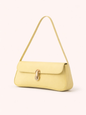 Clariva Butter Yellow Minimalist Shoulder Bag