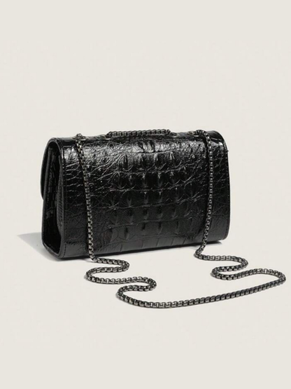 Crocodile Embossed Shoulder bag