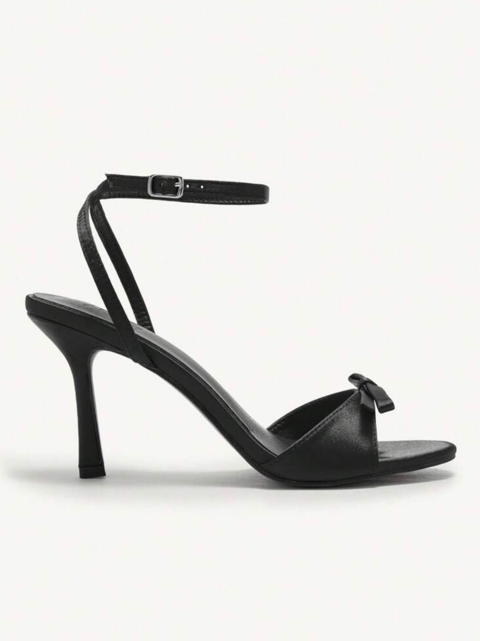 Cuccoo Bow Detail Open Toe Heel