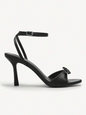 Cuccoo Bow Detail Open Toe Heel
