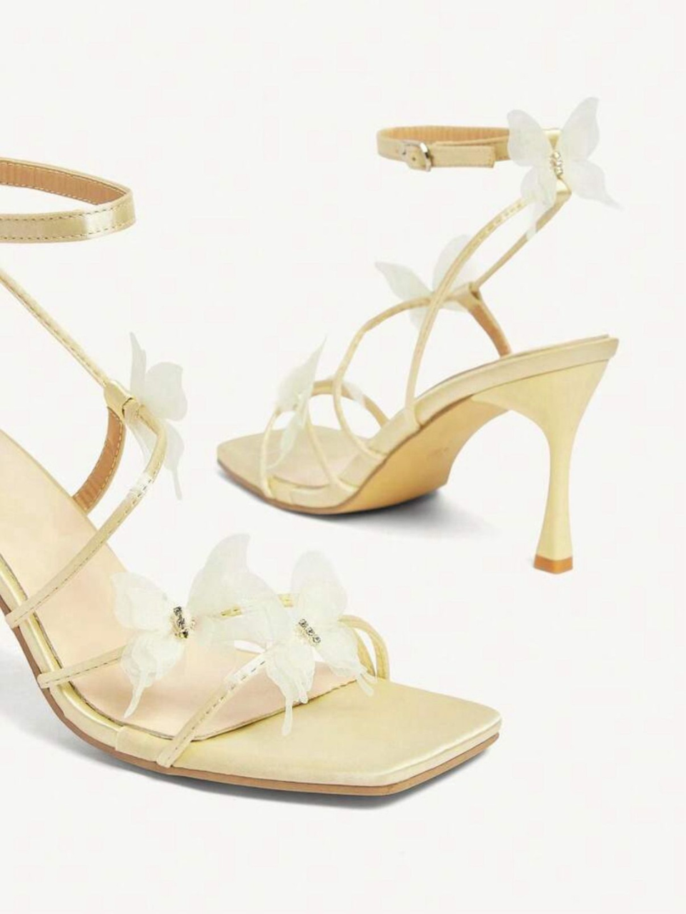Cuccoo Butterfly Detail Square Heels
