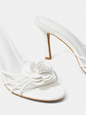 Cuccoo Floral Detail Open Toe Heel