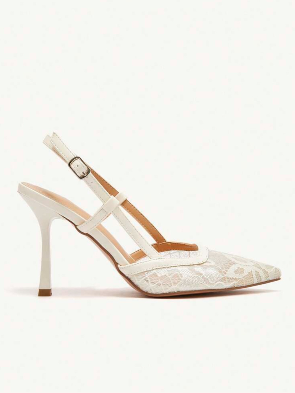 Cuccoo Lace Detail Point Stilettos