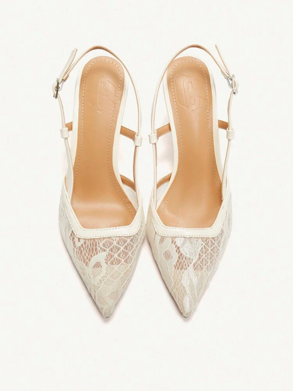 Cuccoo Lace Detail Point Stilettos