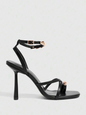 Cuccoo Metal Ring Strap Heels