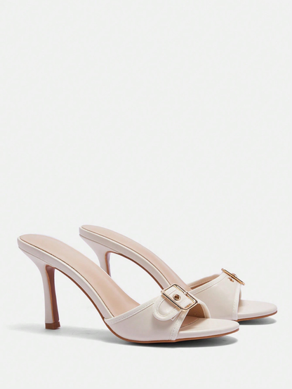 Cuccoo Open Toe Casual Stiletto