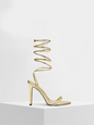 Cuccoo Open Toe Strappy Heels.