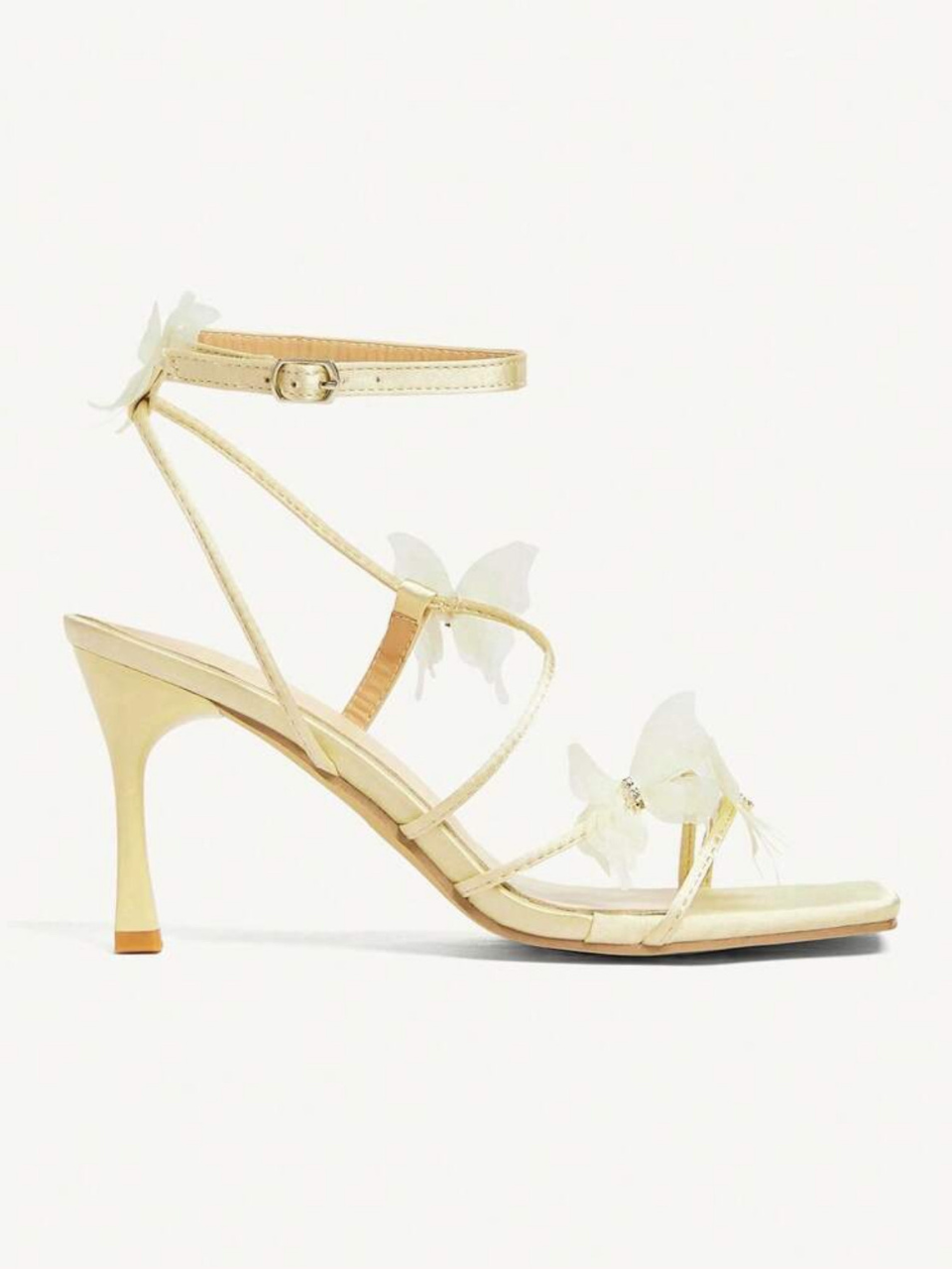 Cuccoo Butterfly Detail Square Heels