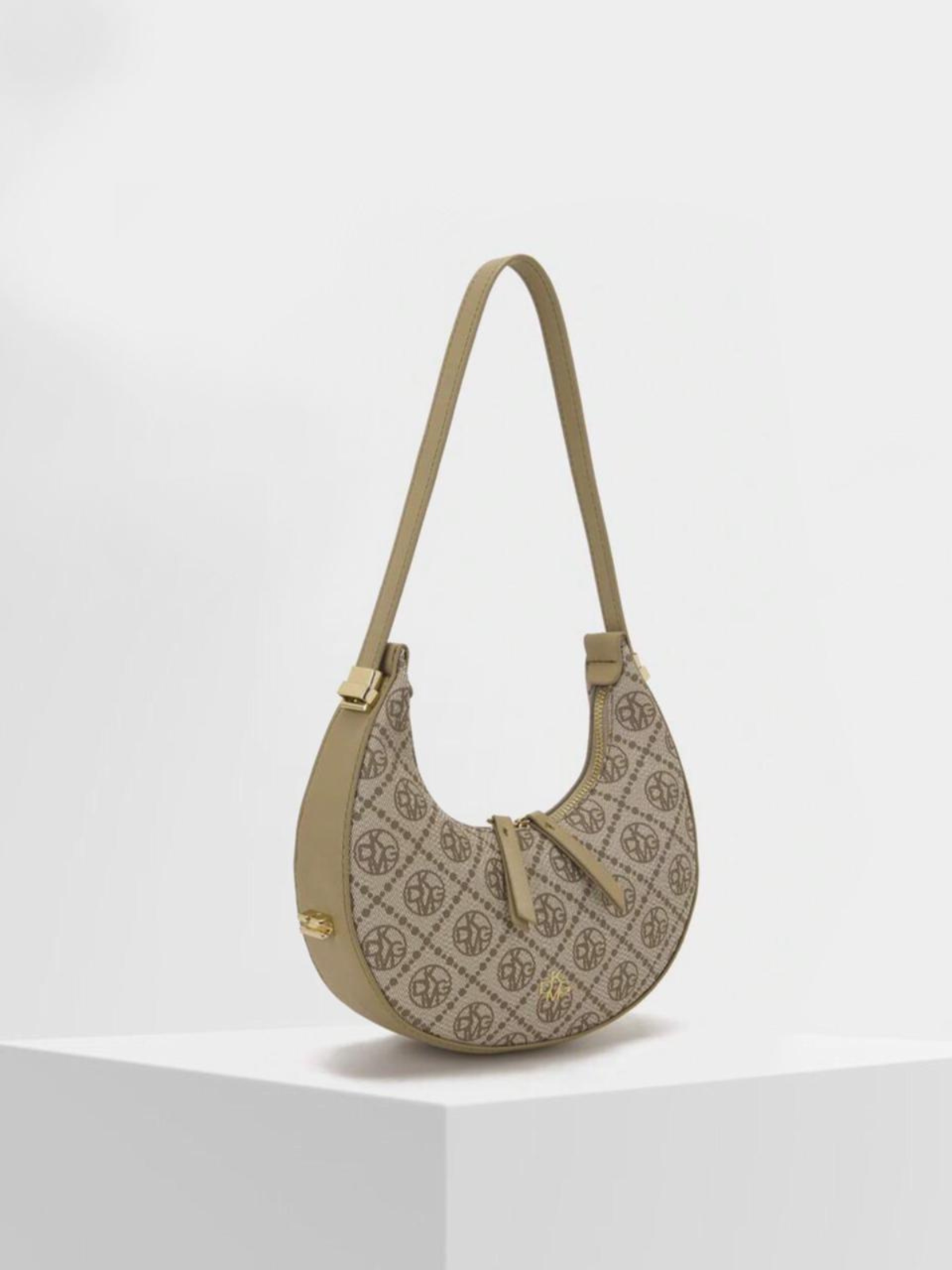 DKMG Plaid Hobo Bag