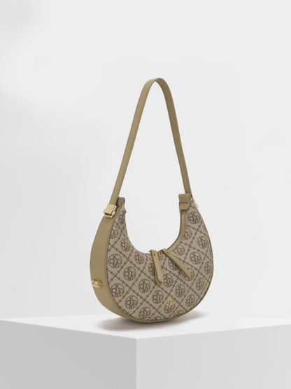 DKMG Plaid Hobo Bag