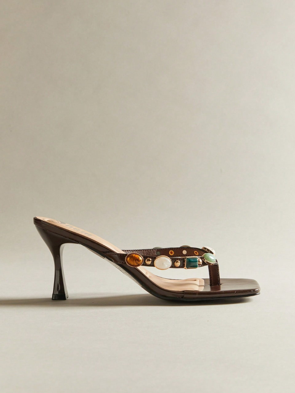 Embellished High Heel Sandals