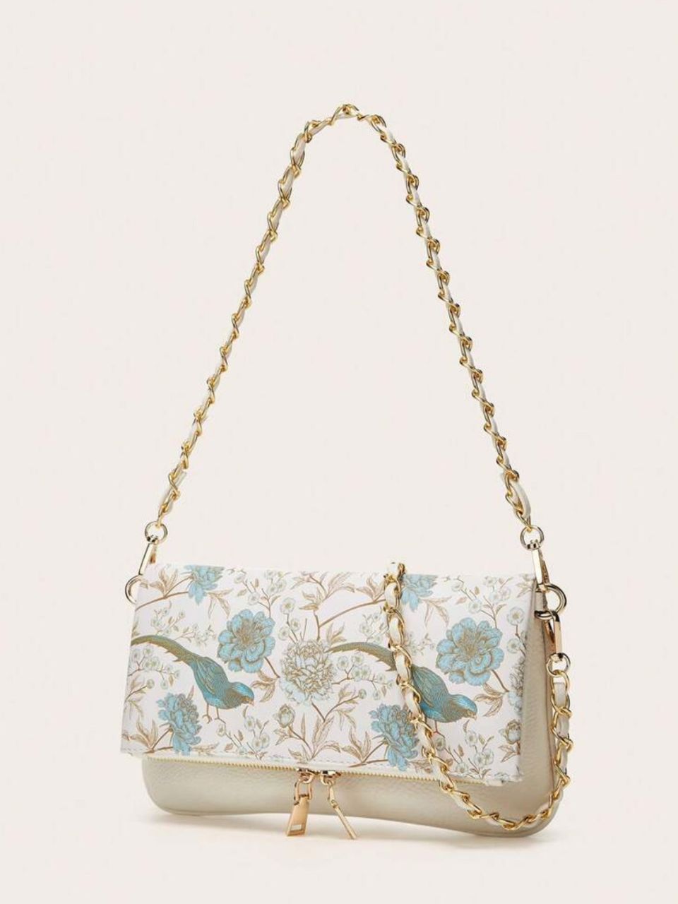 Floral Detailing Crossbody Bag