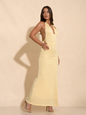 Honeydew V-Neck Maxi