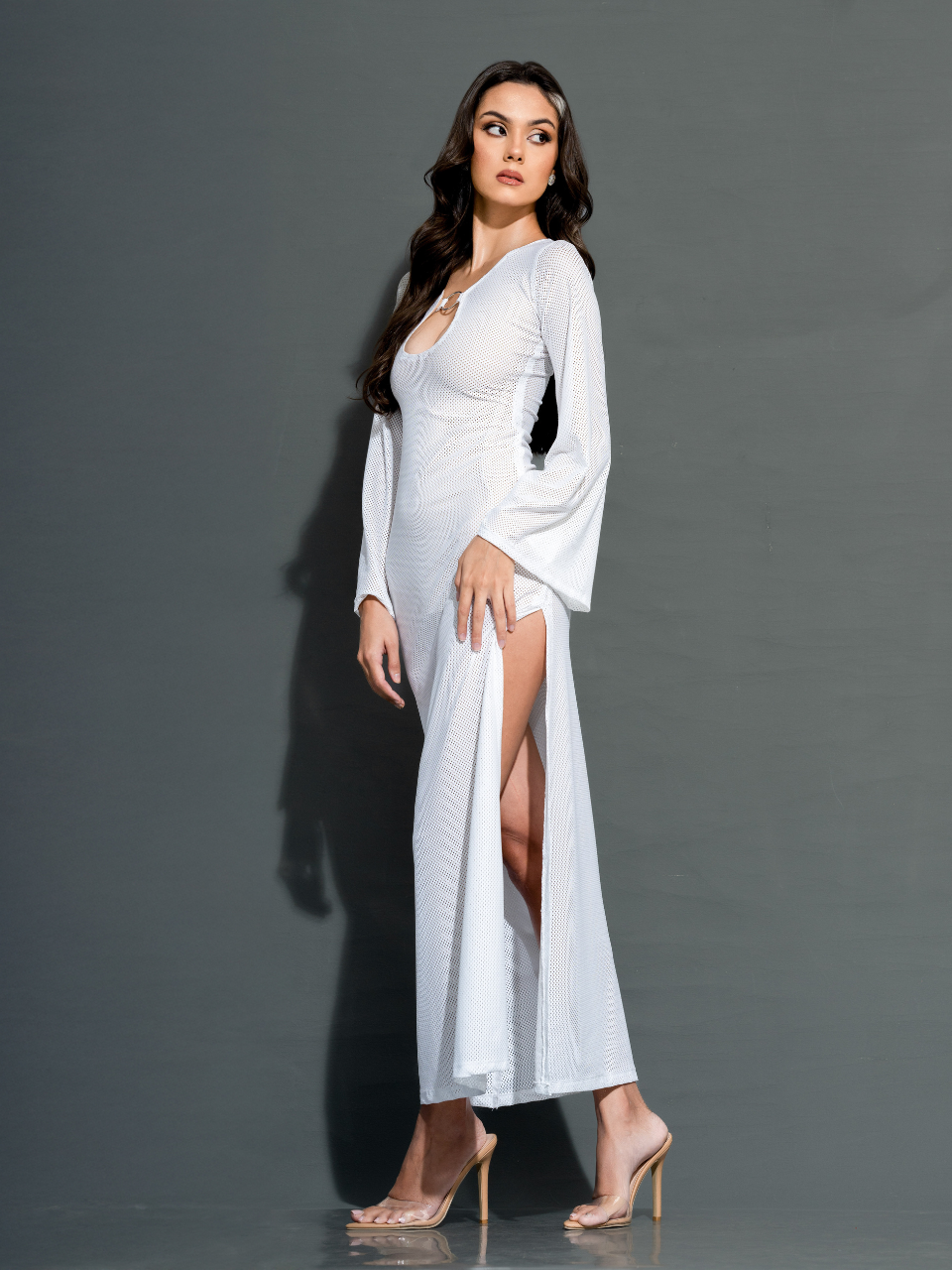 Ivana Net Maxi Dress