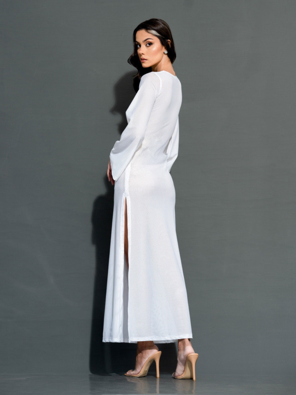 Ivana Net Maxi Dress