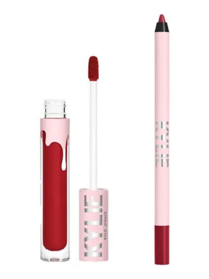 KYLIE COSMETICS Matte Liquid Lipstick & Lip Liner Kit • 3ml + 1.1g Shade: 403 Bite Me