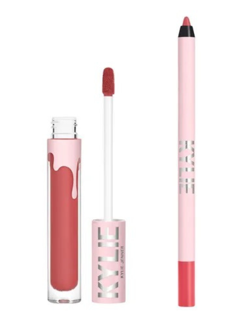 KYLIE COSMETICS Matte Liquid Lipstick & Lip Liner Kit • 3ml + 1.1g Shade: 500 Kristen