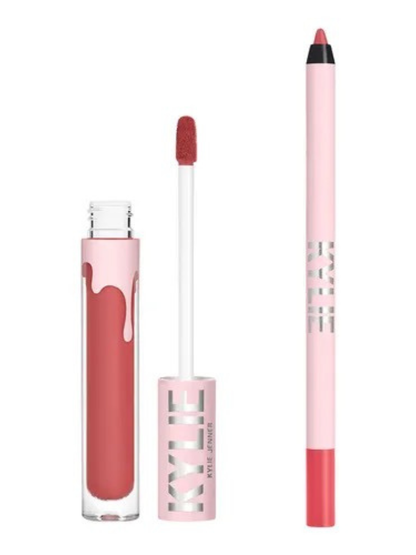 KYLIE COSMETICS Matte Liquid Lipstick & Lip Liner Kit • 3ml + 1.1g Shade: 500 Kristen