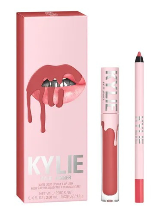 KYLIE COSMETICS Matte Liquid Lipstick & Lip Liner Kit • 3ml + 1.1g Shade: 500 Kristen