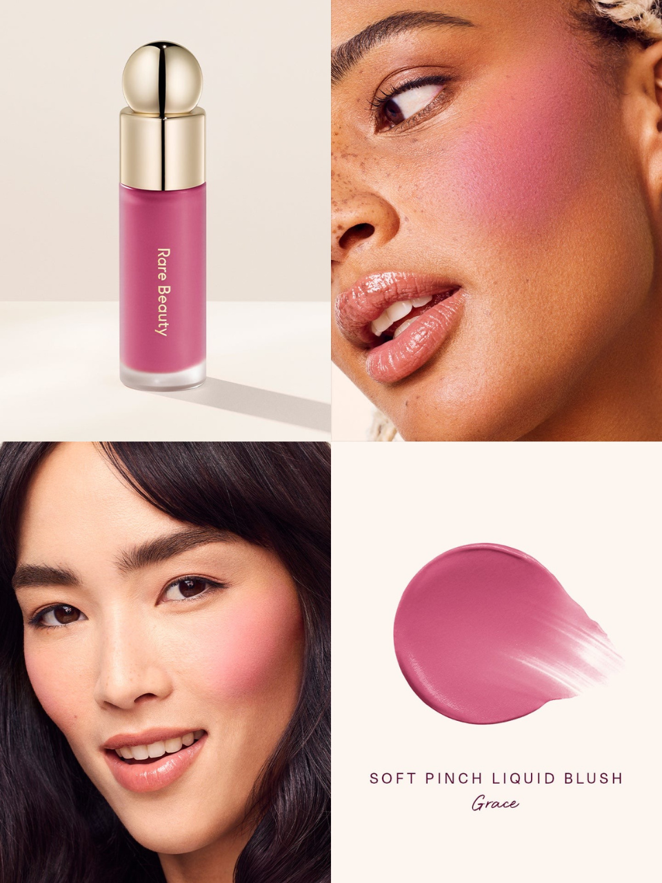 Rare Beauty- Soft Pinch Liquid Blush • 7.5ml Shade: Grace (Matte Finish)
