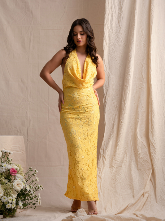 Marigold Lace Maxi