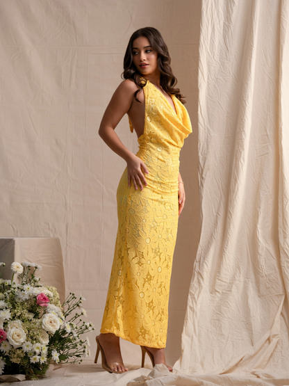 Marigold Lace Maxi