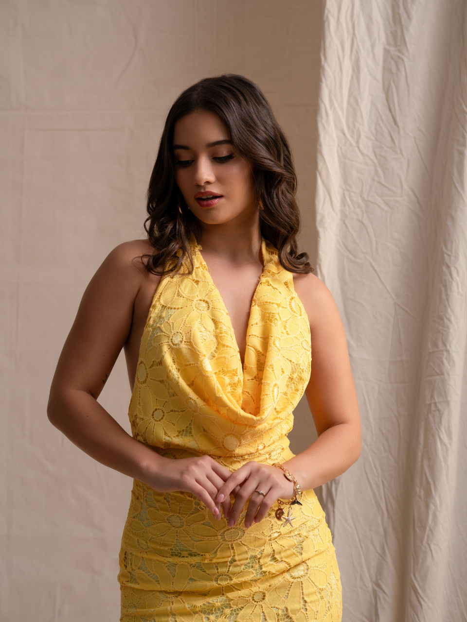 Marigold Lace Maxi
