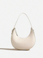 Mengyi Beige Saddle Bag