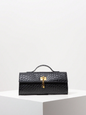 Michelle Textured Flap Bag