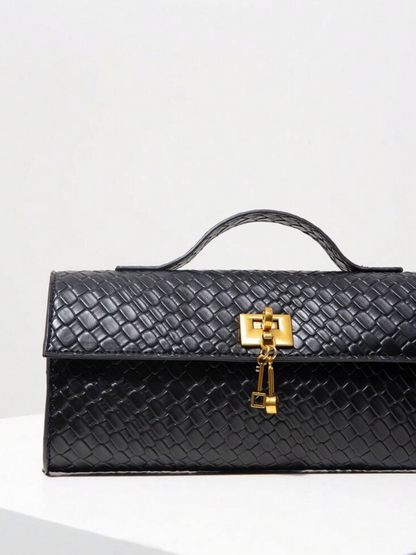 Michelle Textured Flap Bag