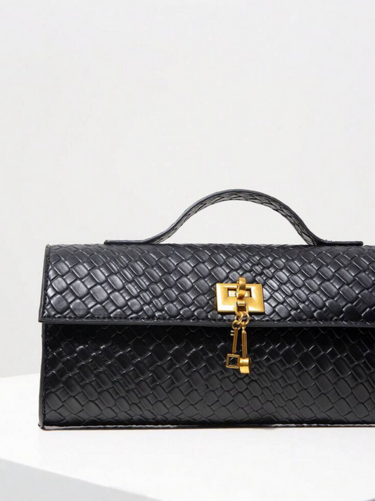 Michelle Textured Flap Bag