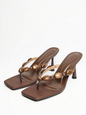 Musera Embellished Slingback High Heel Sandals