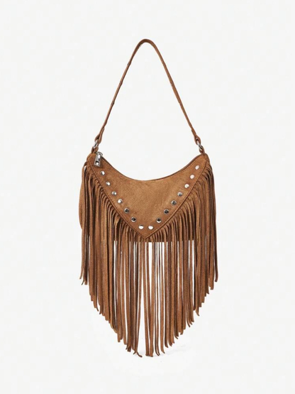 Musera Fringe Detail Shoulder Bag