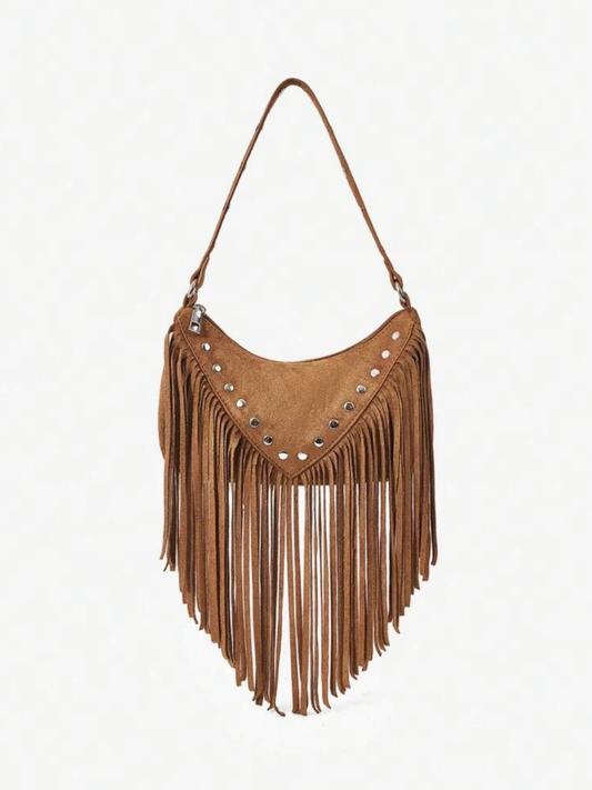 Musera Fringe Detail Shoulder Bag