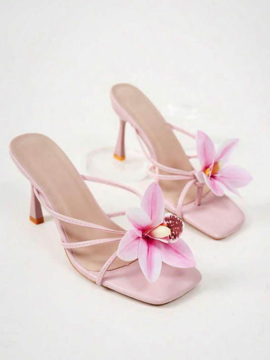 Planare Floral Detail Slingbacks