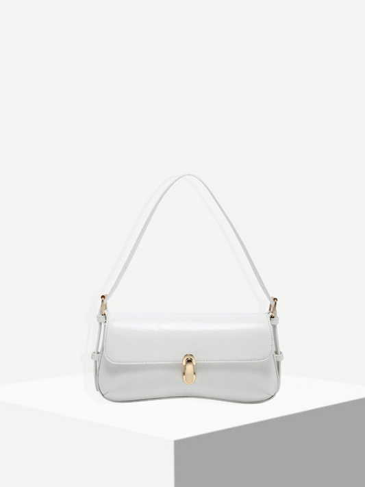 Sia Vintage Buckle Detail Baguette Bag