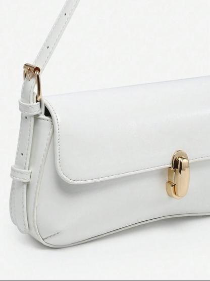 Sia Vintage Buckle Detail Baguette Bag