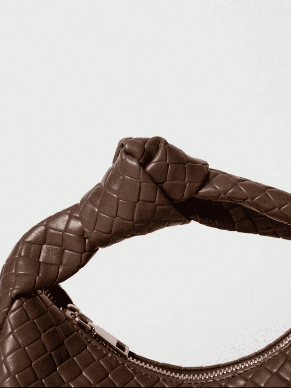 Sia Woven Angora Suede Leather